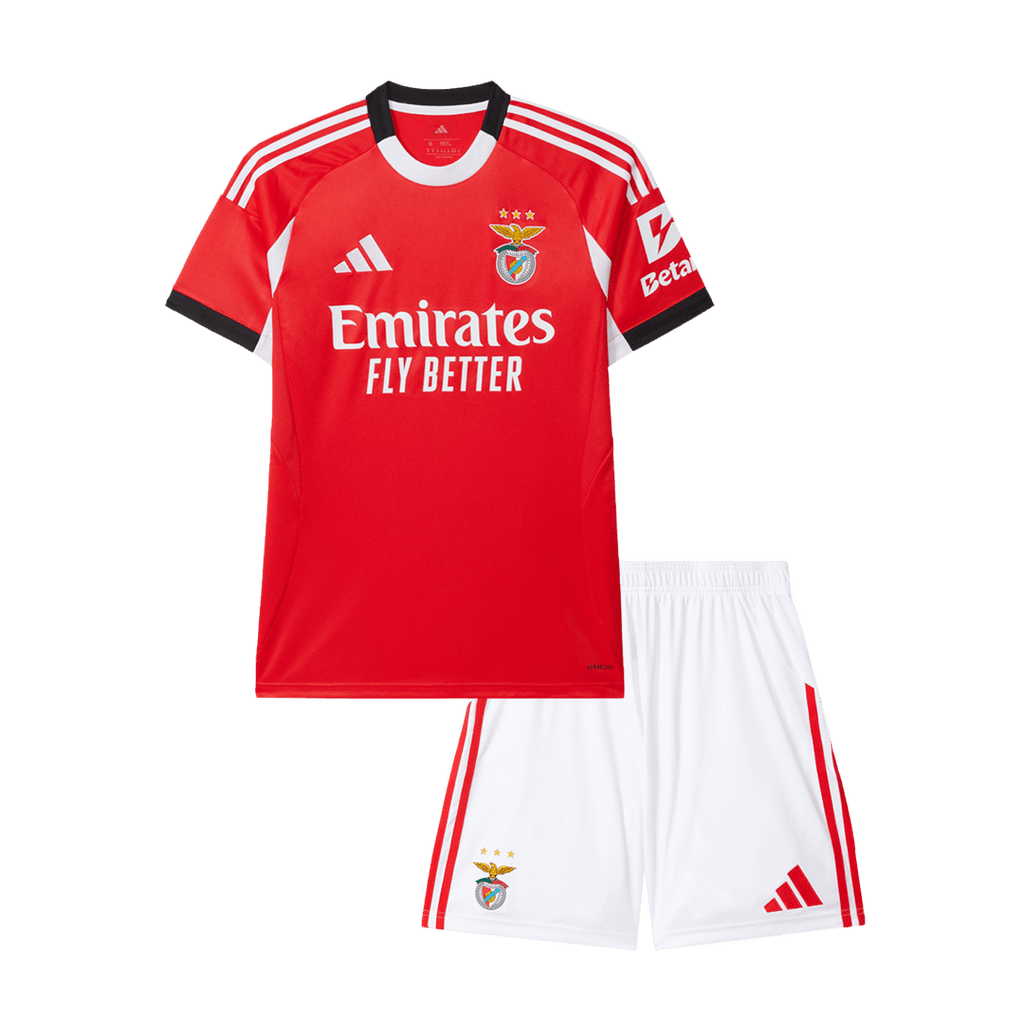 Benfica Home Kids Soccer Jerseys Kit 2025/26