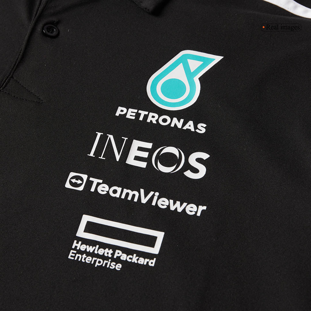 Mercedes AMG Petronas F1 2025 Team Polo Black