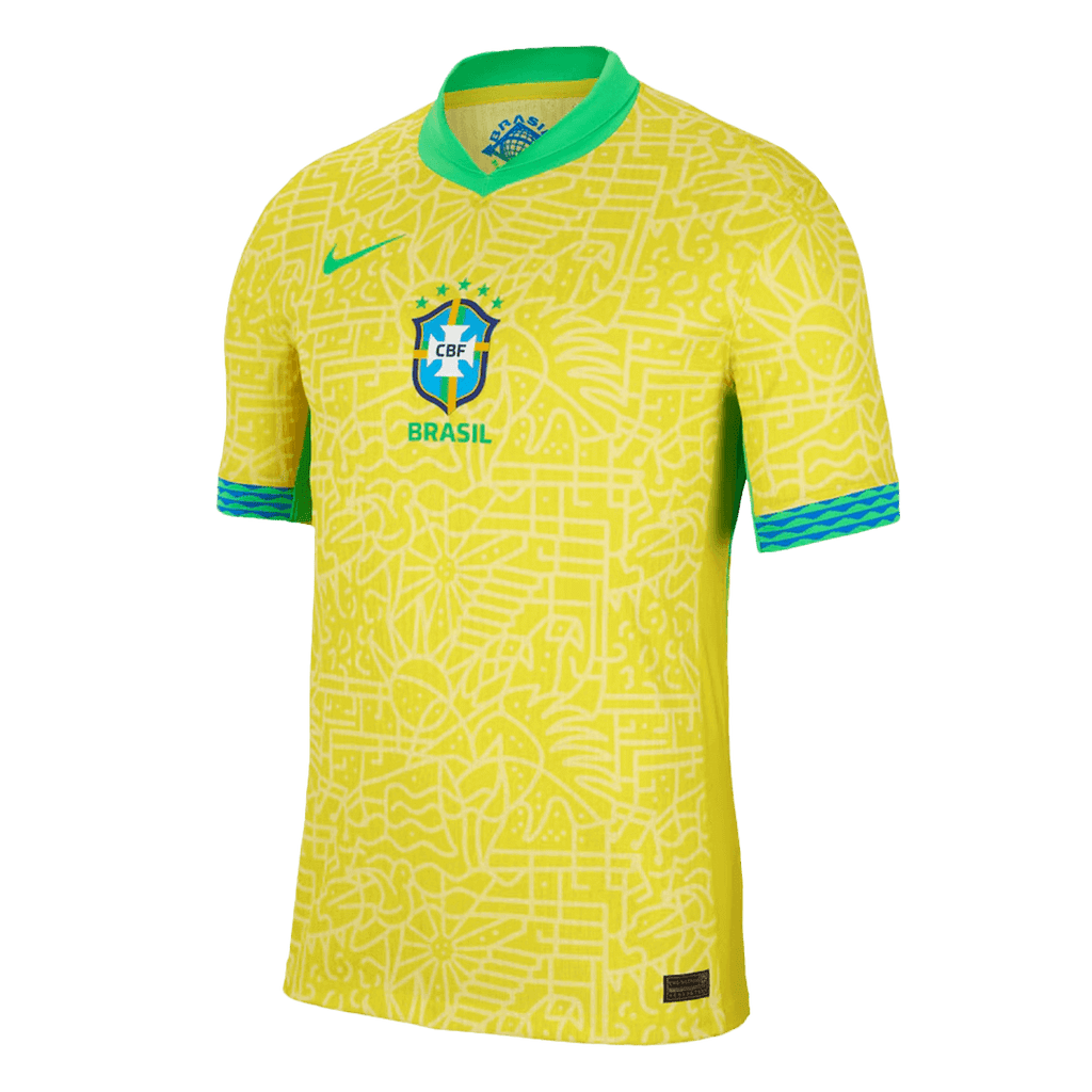 Authentic Brazil Home Soccer Jersey Copa America 2024