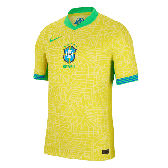 Player Version Brazil Home Soccer Jersey Copa America 2024