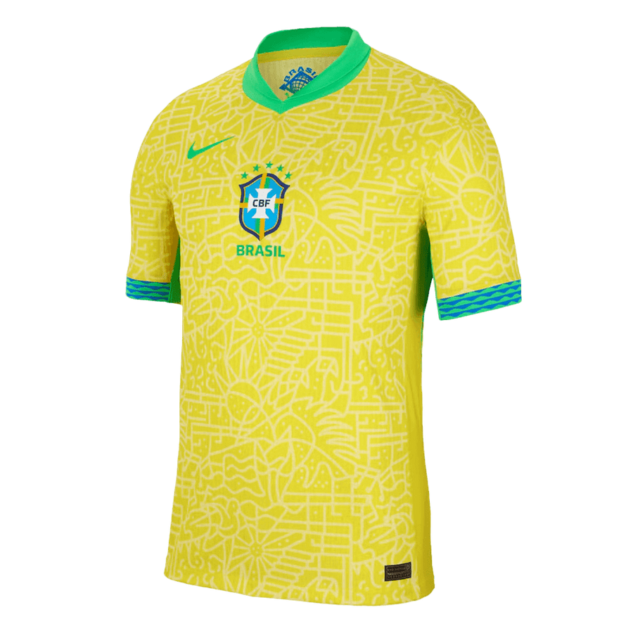 Authentic Brazil Home Soccer Jersey Copa America 2024