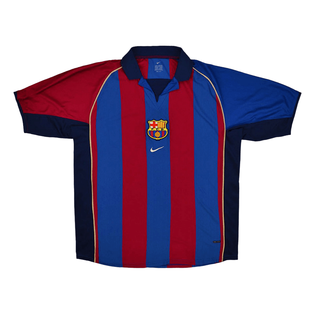 Retro Jersey XAVI #6 Barcelona Retro Jersey Home Soccer Shirt 2001/02