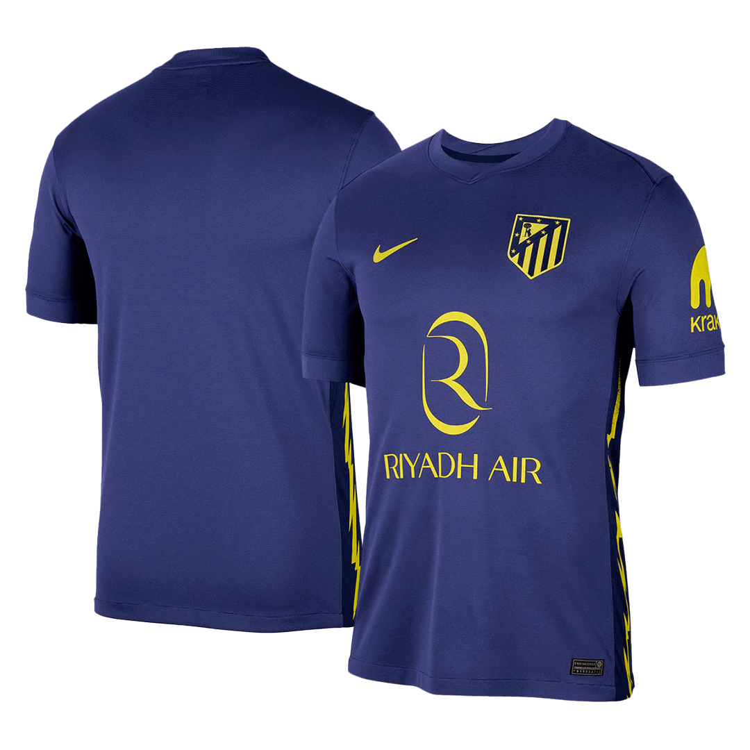 Atletico Madrid Soccer Jersey Away Custom Shirt 2025/26 Jersey