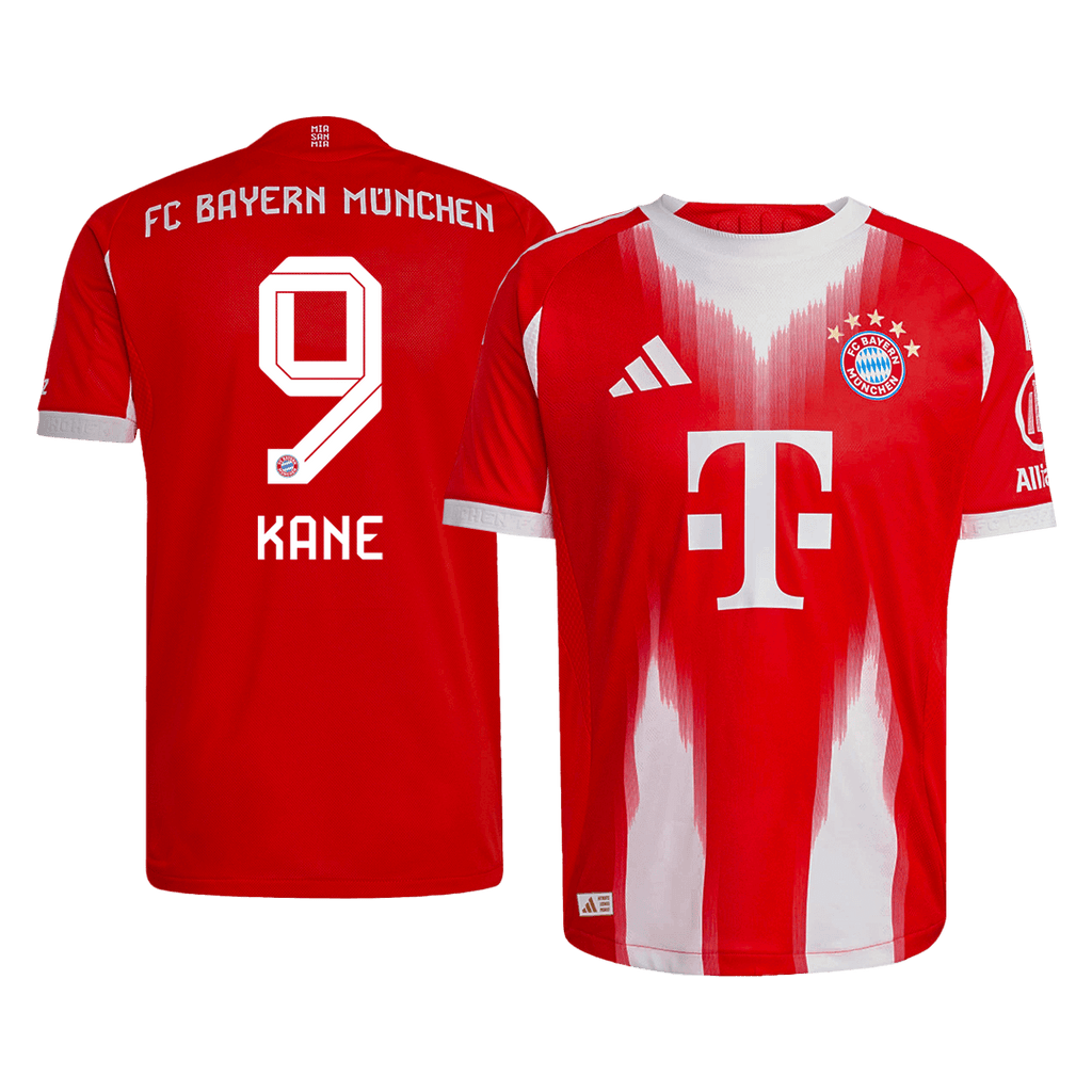 KANE #9 Bayern Munich Home Authentic Soccer Jersey 2025/26