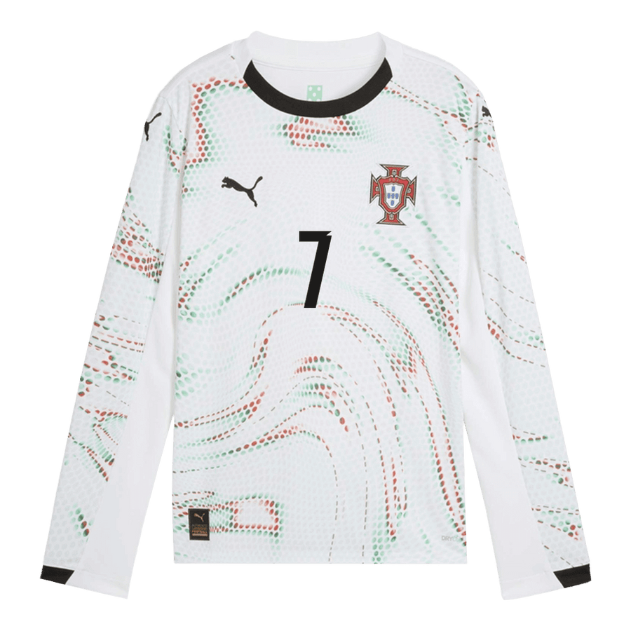 RONALDO #7 Portugal Away Long Sleeve Soccer Jersey 2025