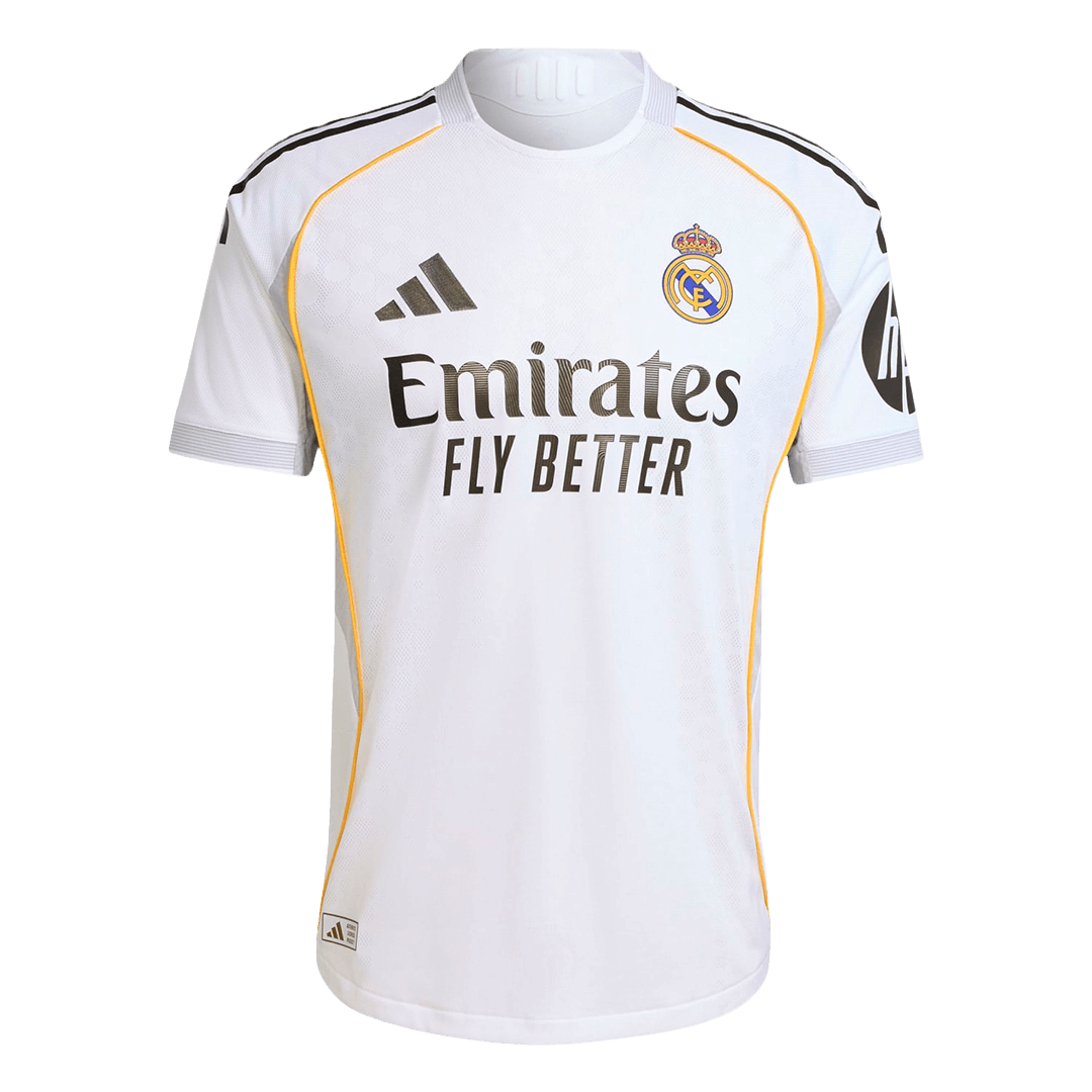 HUIJSEN #24 Real Madrid Home Authentic Soccer Jersey 2025/26