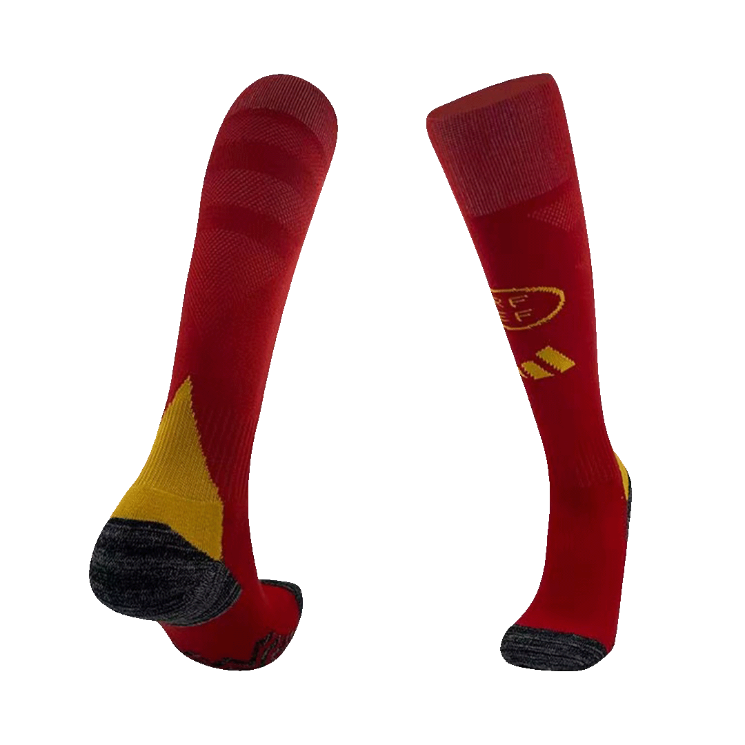 Spain Home Soccer Socks 2024 Kids