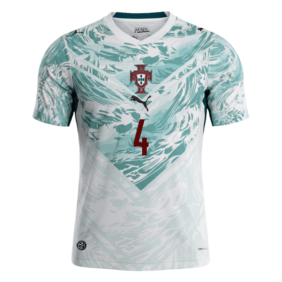 RúBEN DIAS #4 Portugal Away Soccer Jersey World Cup 2026