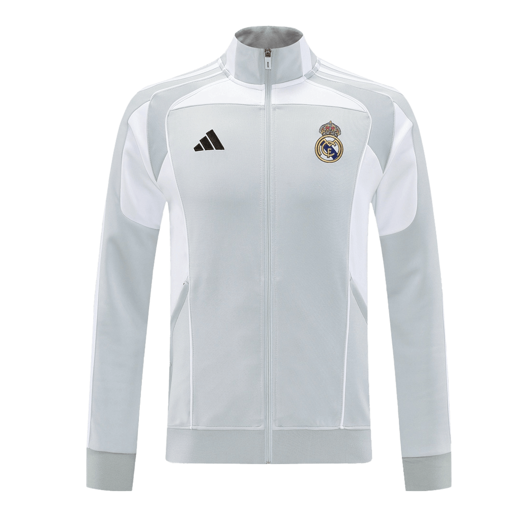 Real Madrid Home Track Jacket 2025/26 - Gray