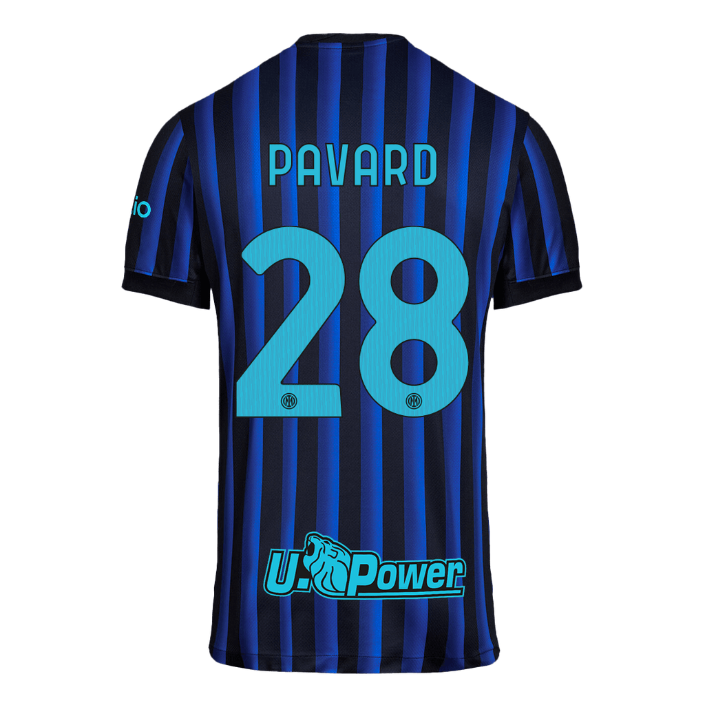 PAVARD #28 Inter Milan Home Soccer Jersey 2025/26