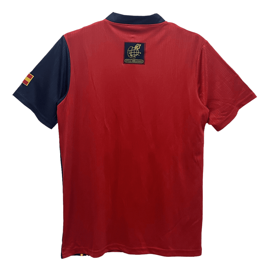 Retro 1996 Spain Home Soccer Jersey