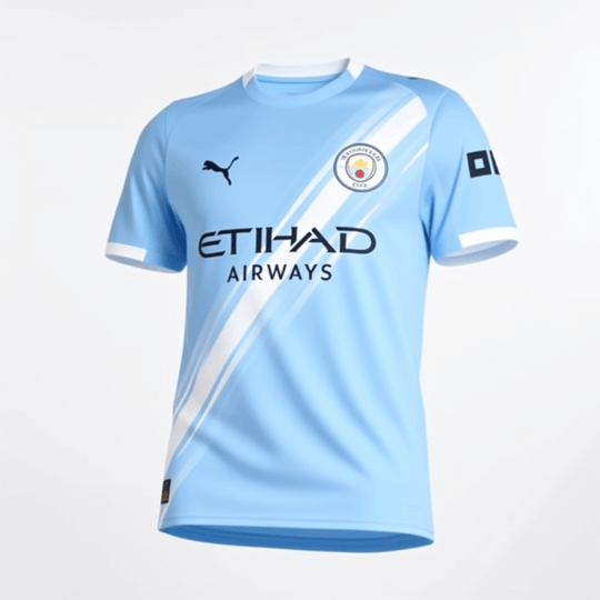 Player Version Manchester City Home Soccer Jersey 2025/26 Blue