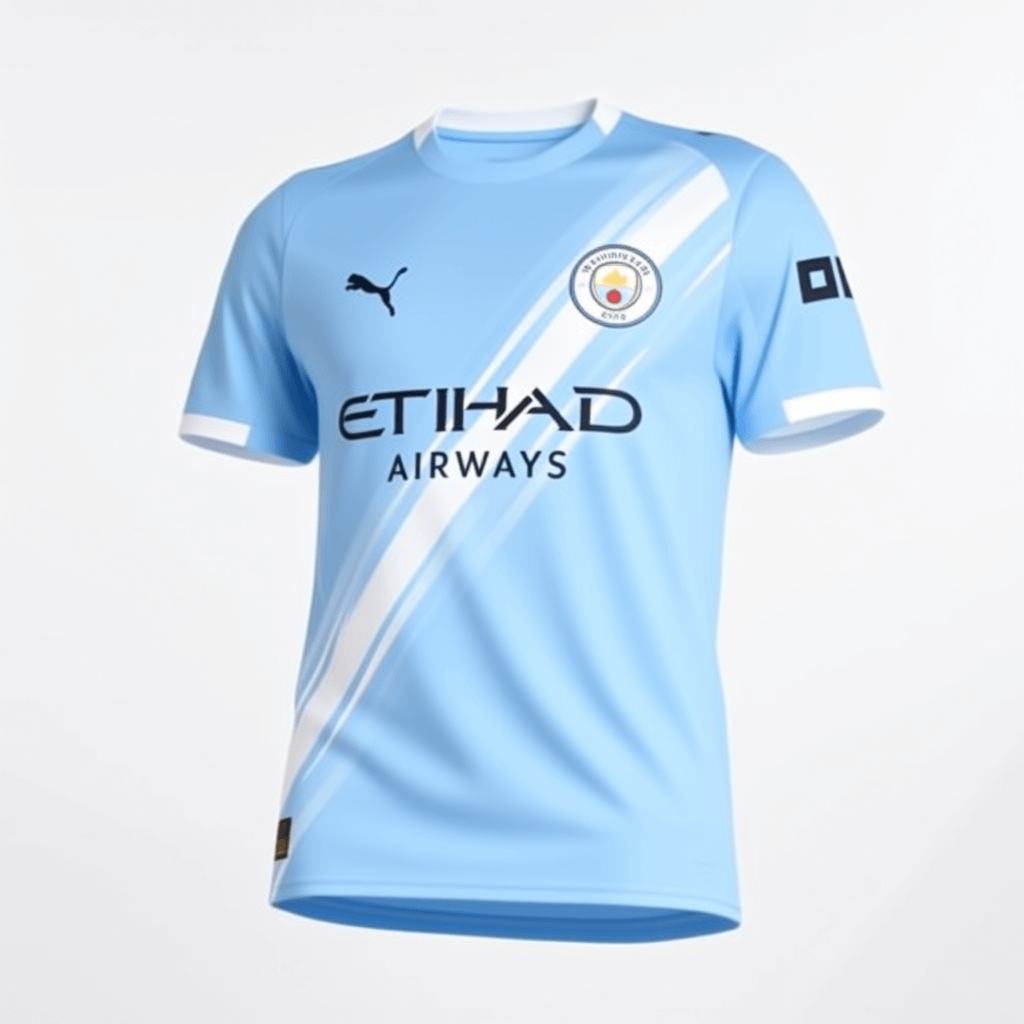 Manchester City Home Soccer Jersey 2025/26 Blue