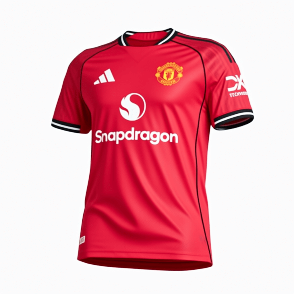 Manchester United Home Authentic Soccer Jersey 2025/26 Red
