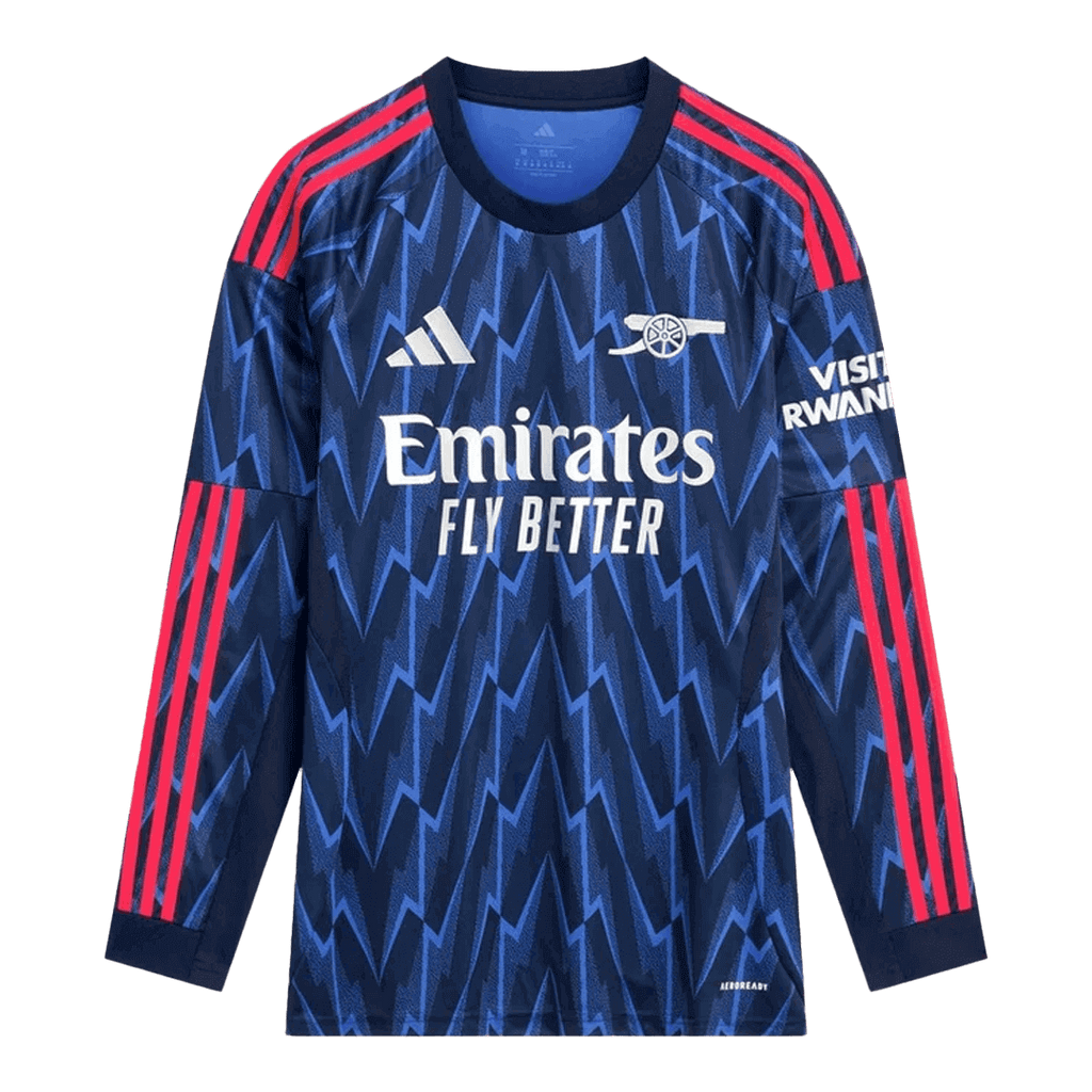 Arsenal Away Long Sleeve Soccer Jersey 2025/26