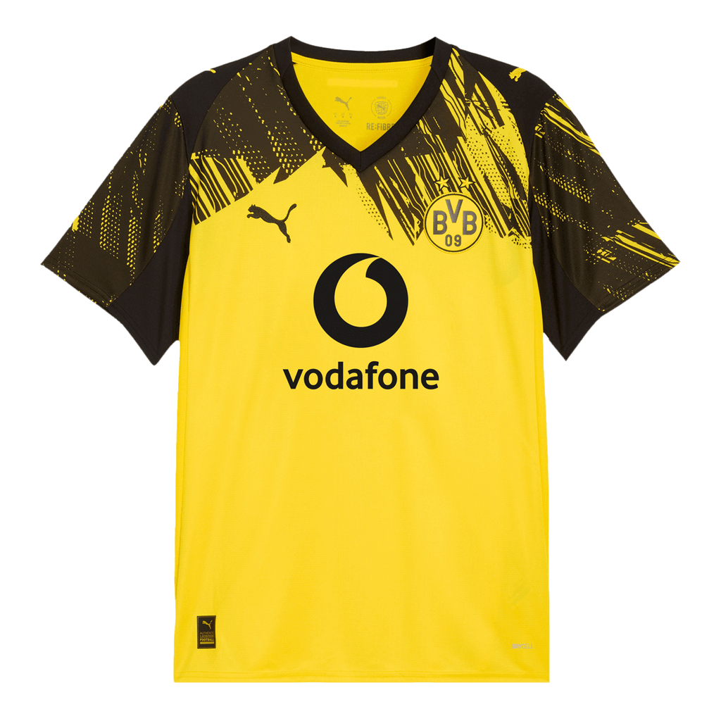 Borussia Dortmund Home Soccer Jersey Replica 2025/26