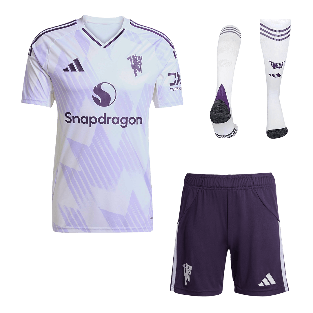 Manchester United Away Jerseys Full Kit 2025/26