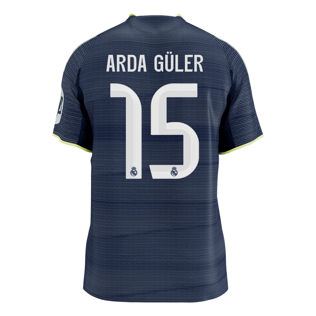 ARDA GüLER #15 Real Madrid Away Player Version Jersey 2025/26