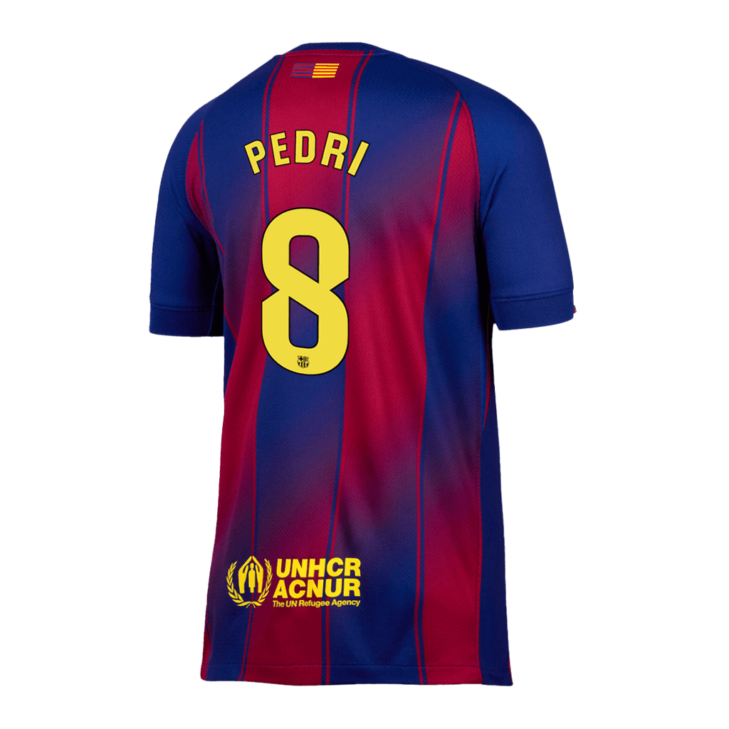 PEDRI #8 Barcelona Home Soccer Jersey 2025/26