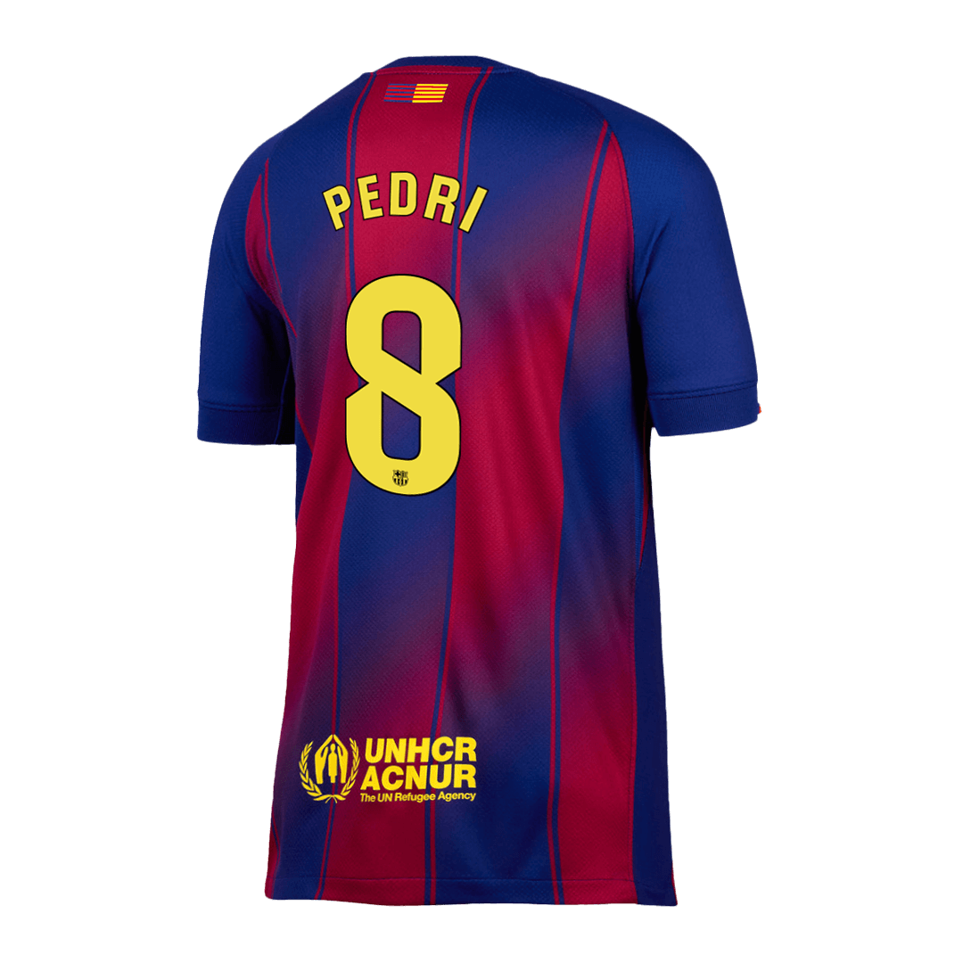 PEDRI #8 Barcelona Home Soccer Jersey 2025/26