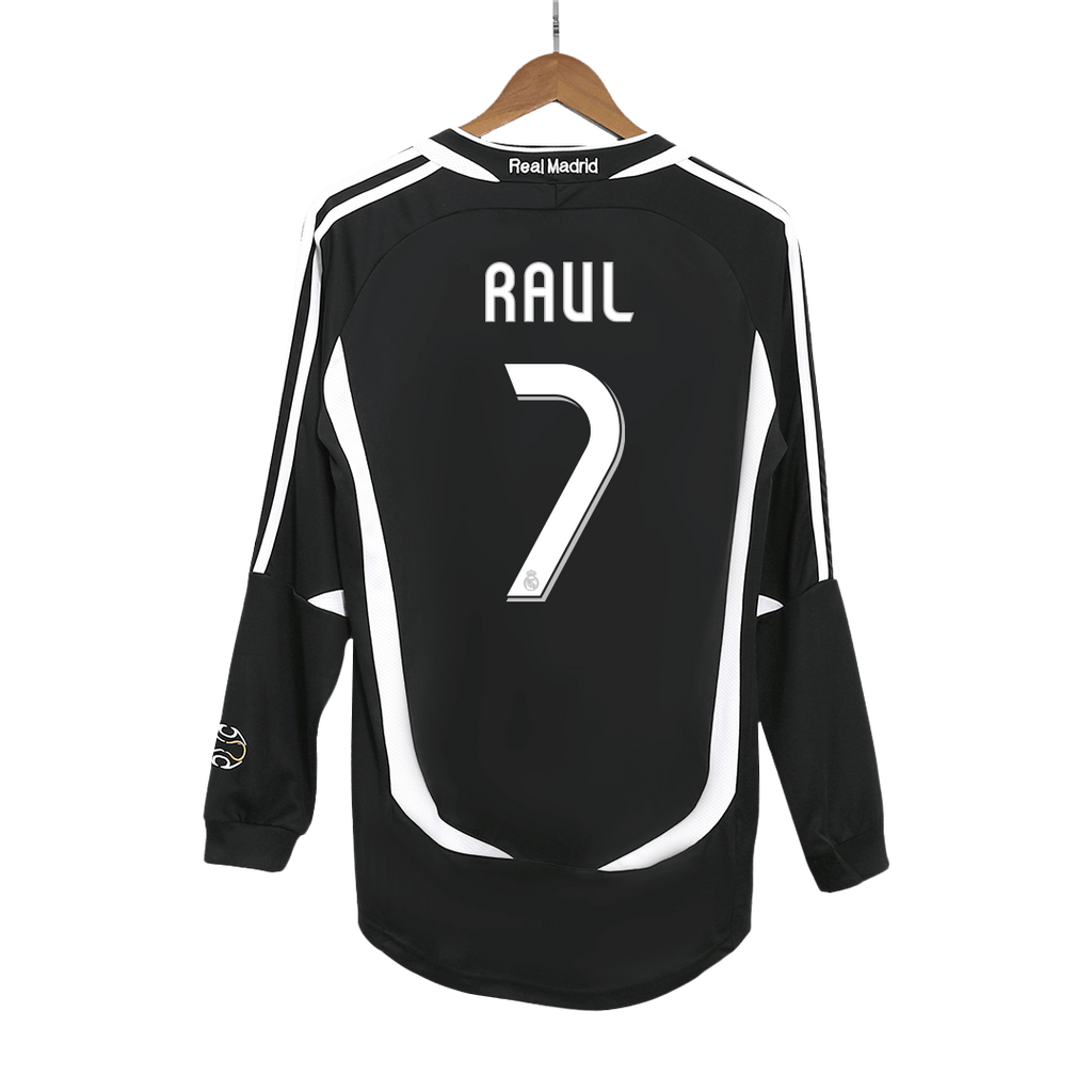 Retro Jersey RAUL #7 Real Madrid Retro Jersey Away Soccer Shirt 2006/07