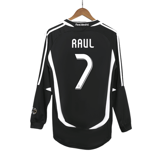 Retro Jersey RAUL #7 Real Madrid Retro Jersey Away Soccer Shirt 2006/07
