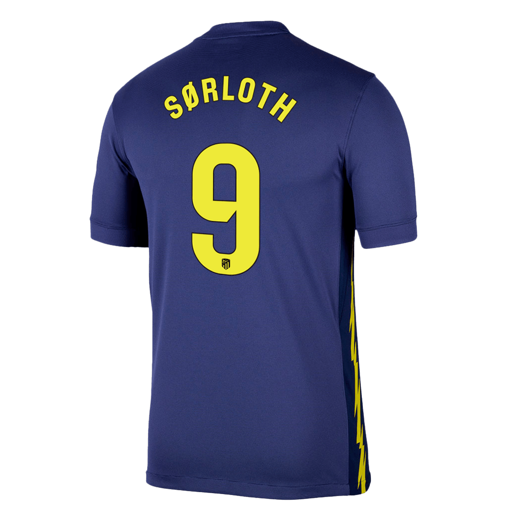 S?RLOTH #9 Atletico Madrid Away Soccer Jersey 2025/26