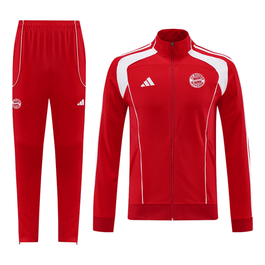 Bayern Munich Jacket Tracksuit 2025/26 Red