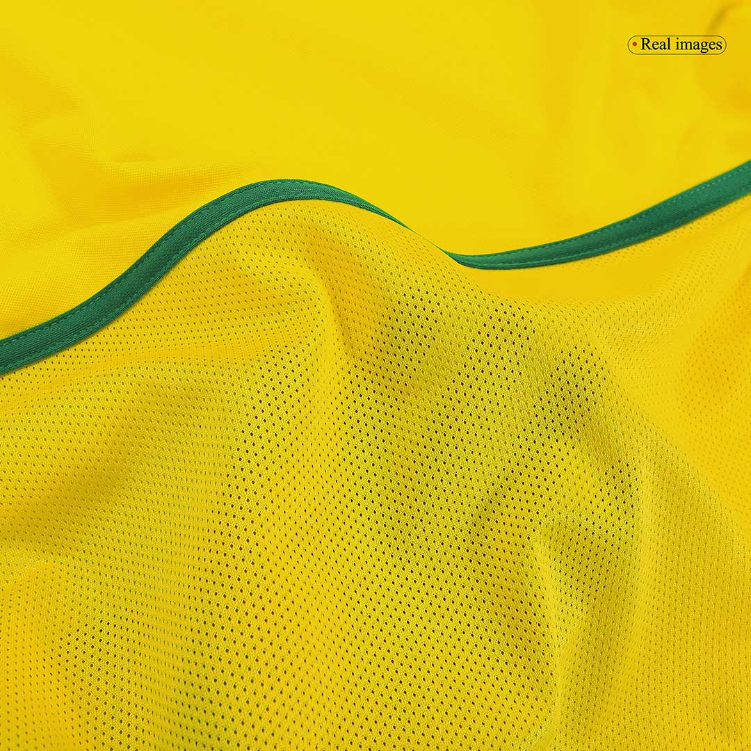Retro CAFU #2 2002/03 Brazil Home Soccer Jersey
