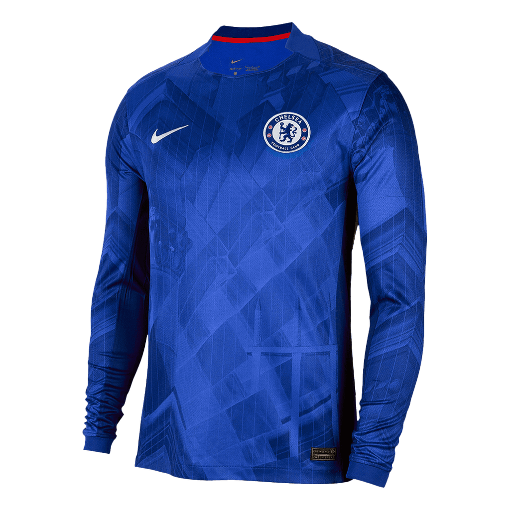 Chelsea Long Sleeve Jersey Home Football Shirt 2025/26