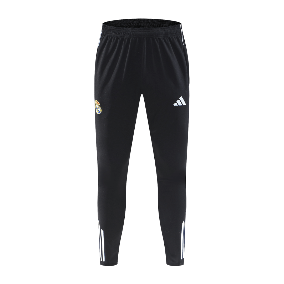 Kid's Real Madrid x MARVEL Zipper Sweatshirt Kit(Top+Pants) 25/26 Black