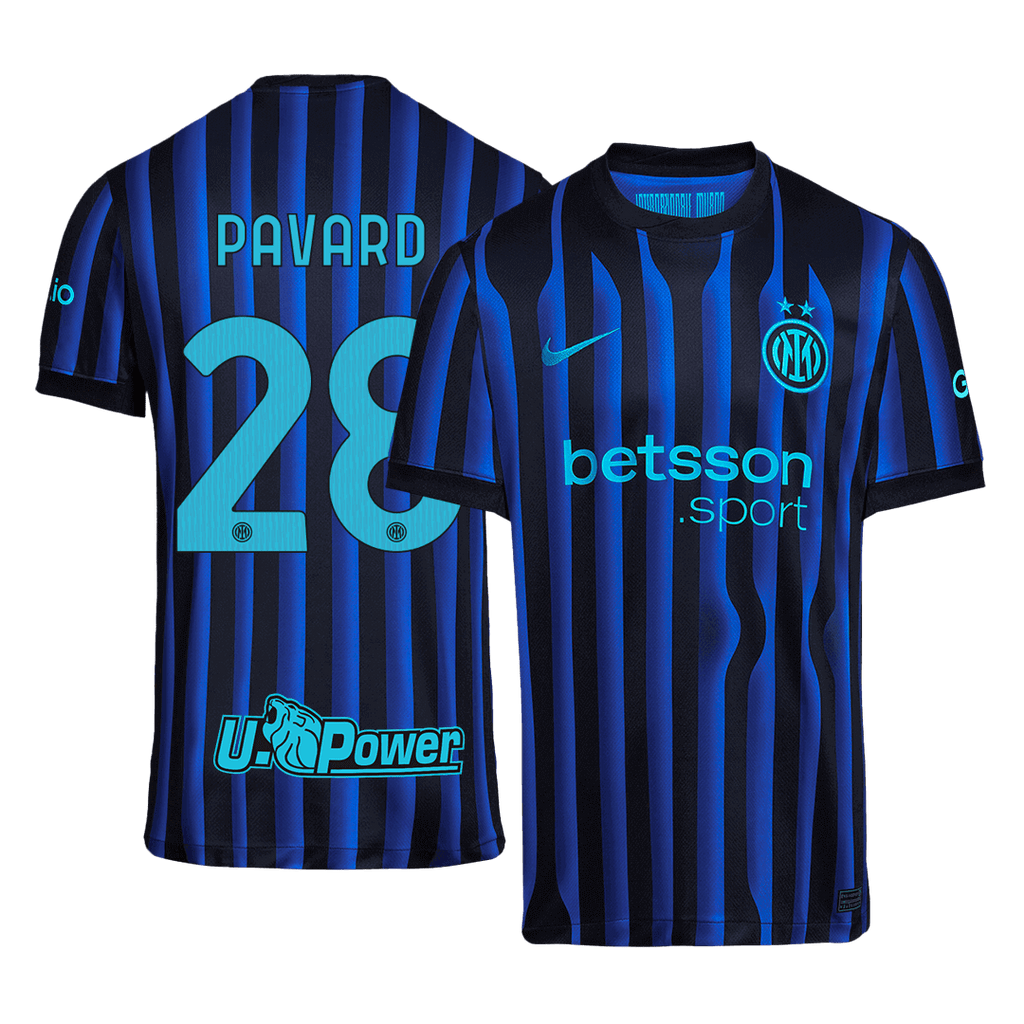PAVARD #28 Inter Milan Home Soccer Jersey 2025/26