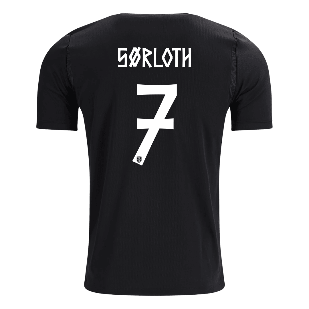 S?RLOTH #7 Norway Away Soccer Jersey World Cup 2026