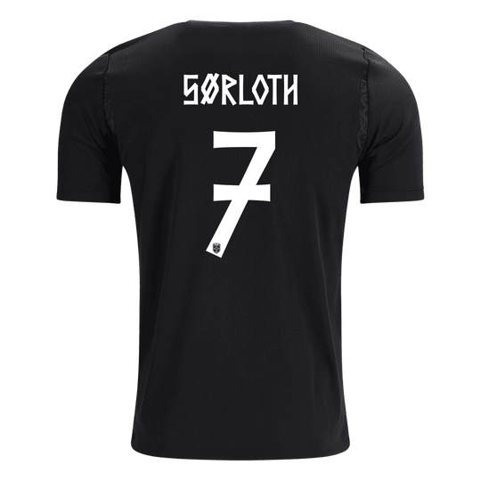 SØRLOTH #7 Norway Away Soccer Jersey World Cup 2026