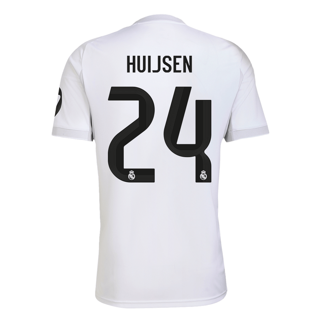 HUIJSEN #24 Real Madrid Home Soccer Jersey 2025/26