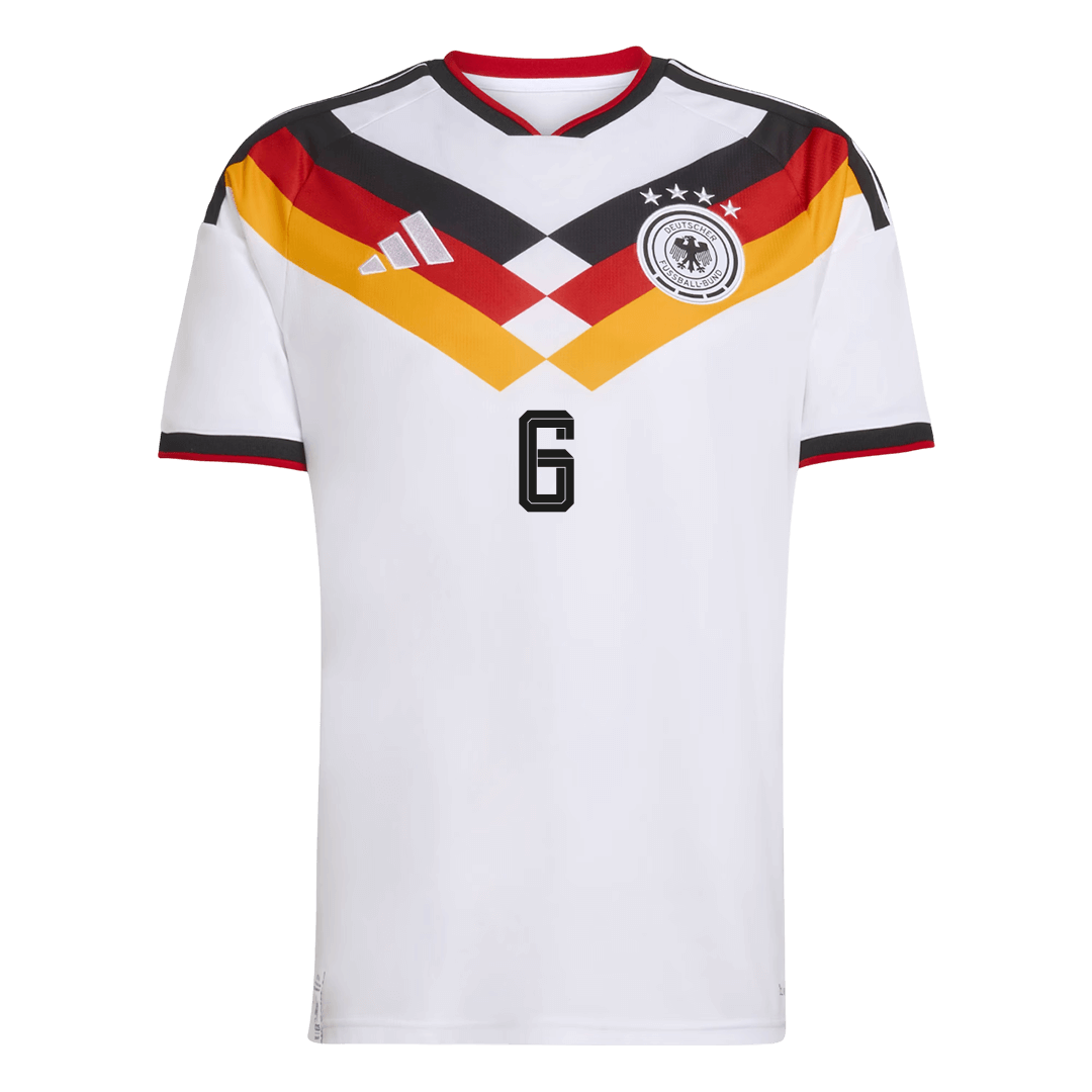 KIMMICH #6 Germany Home Soccer Jersey World Cup 2026
