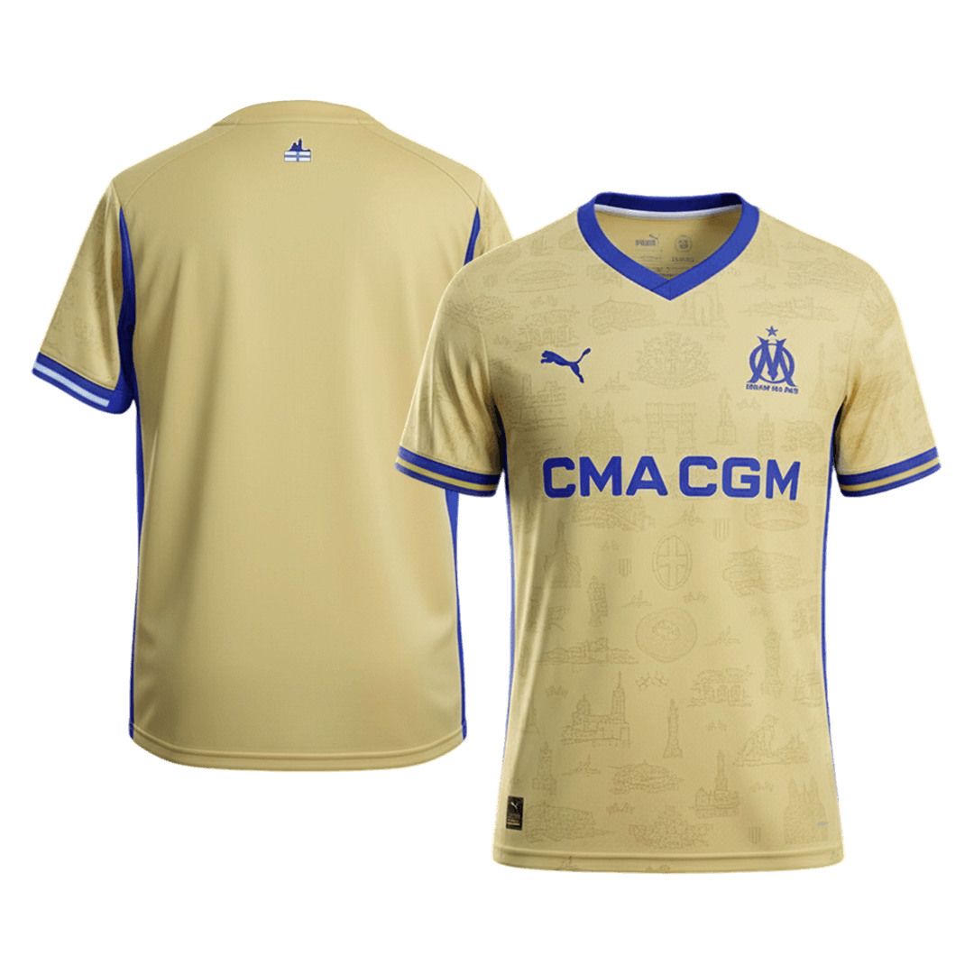 Marseille Fourth Away Soccer Jersey 2025/26