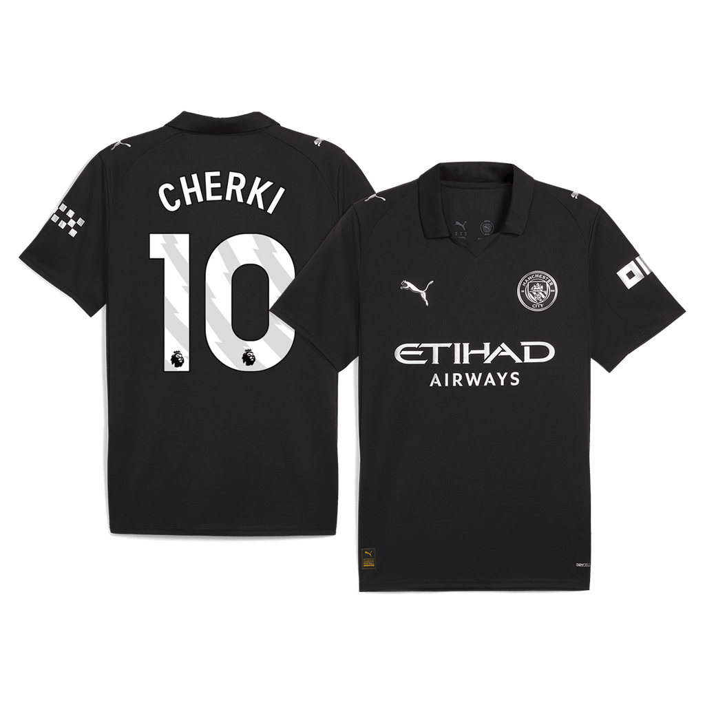 CHERKI #10 Manchester City Away Soccer Jersey 2025/26