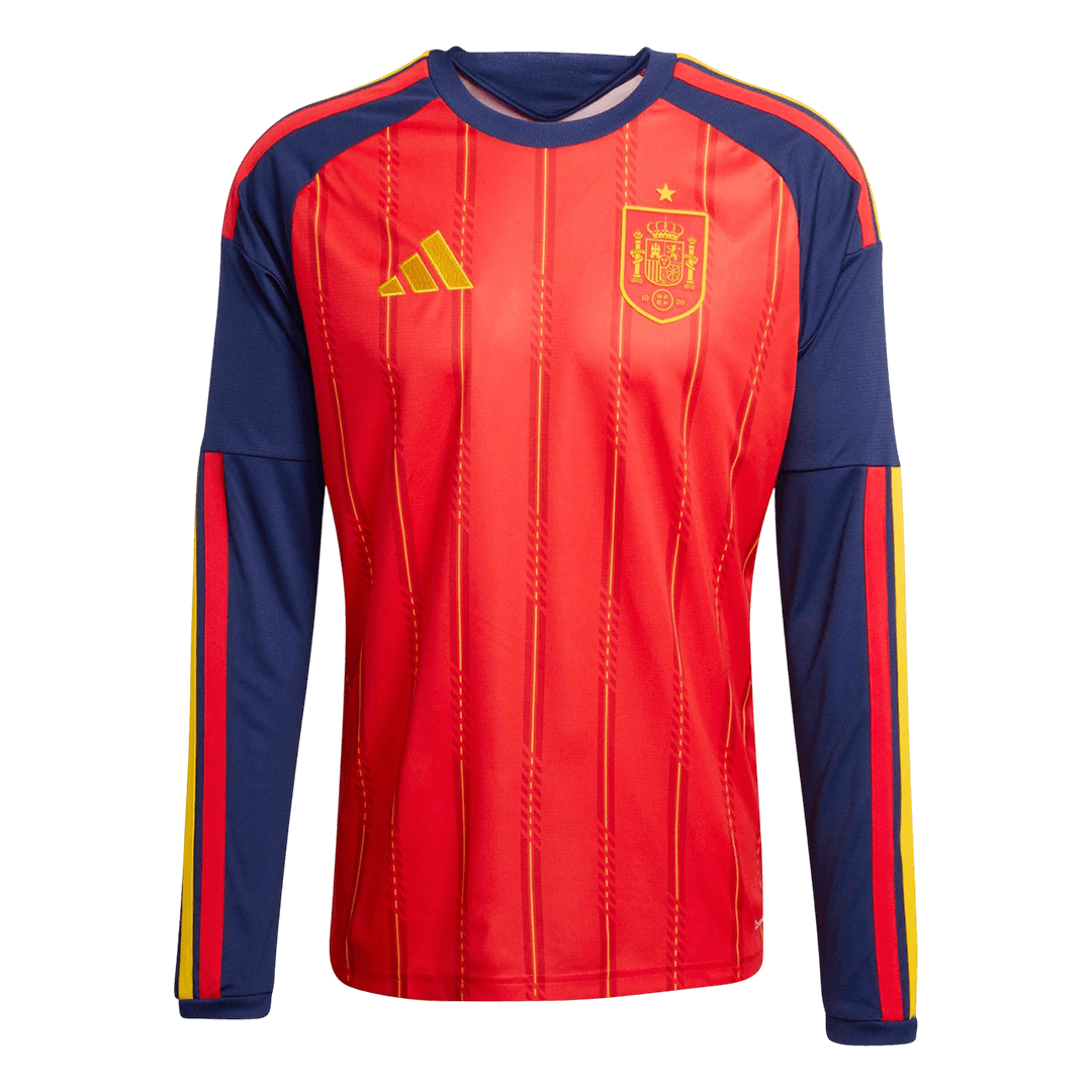 Spain Home Long Sleeve Jersey World Cup 2026