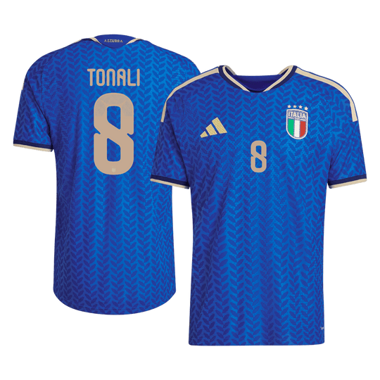 TONALI #8 Italy Home Player Version Jersey World Cup 2026