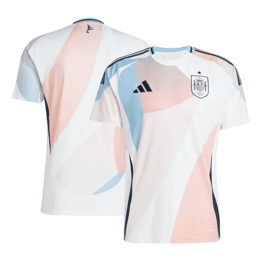 Men's Spain Away Soccer Jersey 2025 - Women's Euro