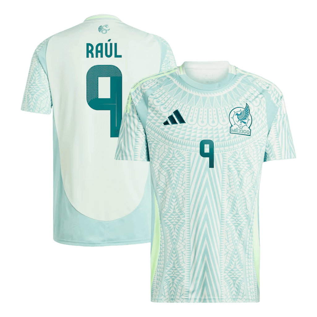 RAUL #9 Mexico Soccer Jersey Away Custom Shirt 2024