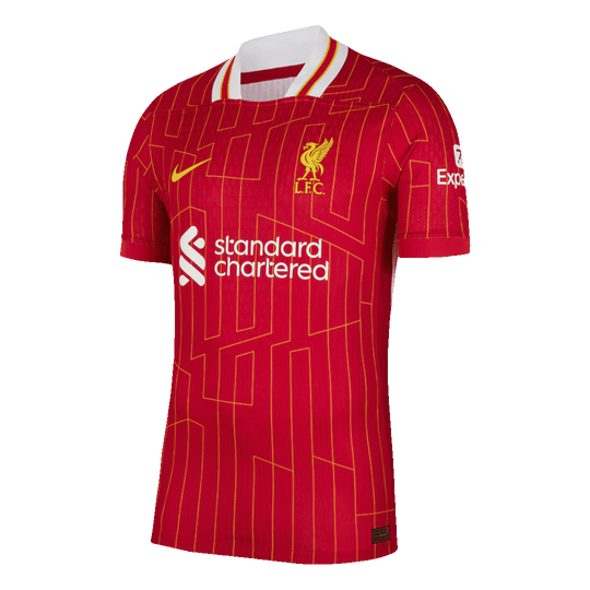Player Version Liverpool Home Soccer Jersey Red - CHAMPIONS 24/25