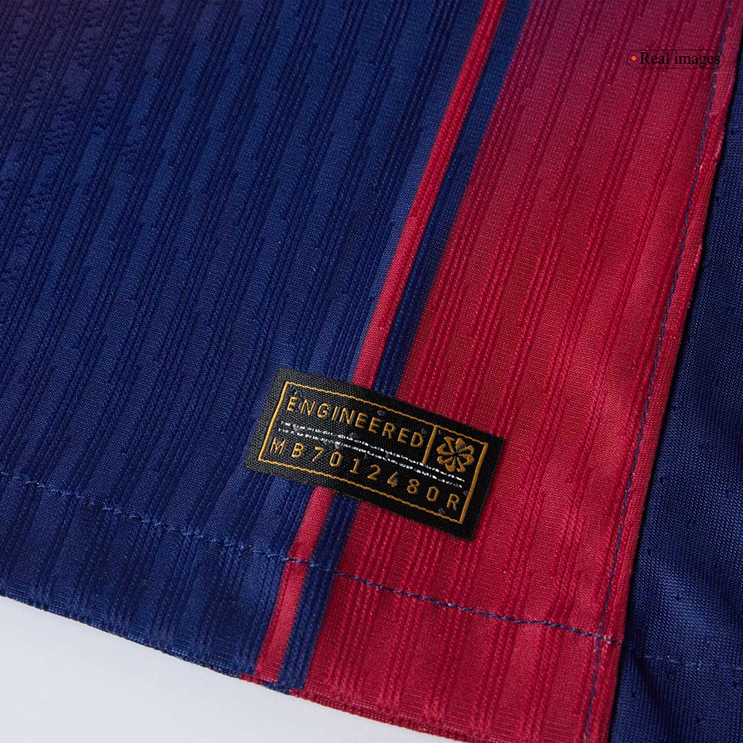 LEWANDOWSKI #9 Barcelona Home Authentic Soccer Jersey 2025/26
