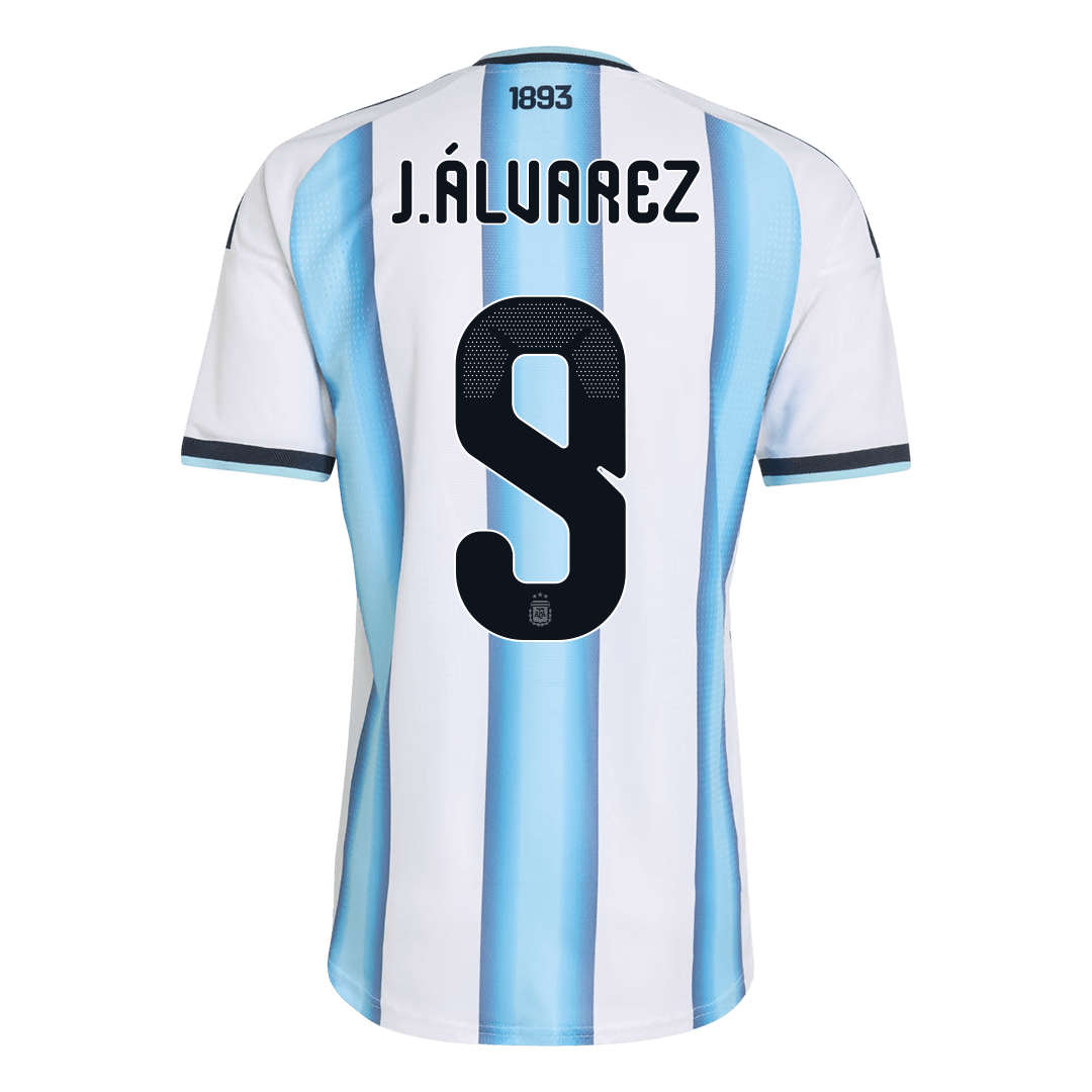 J. ALVAREZ #9 Argentina Home Player Version Jersey World Cup 2026