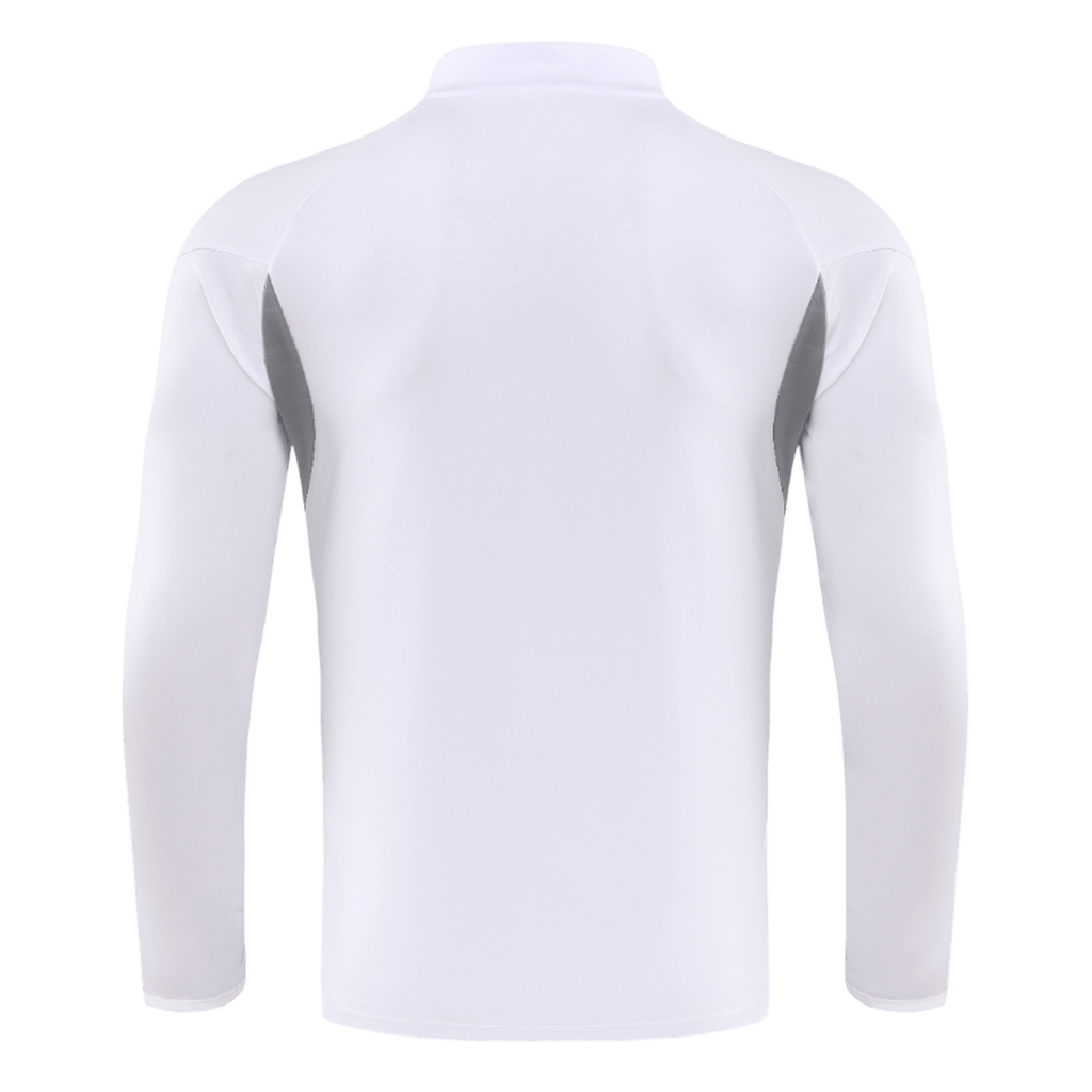 Real Madrid 1/4 Zip Tracksuit 2025/26 White