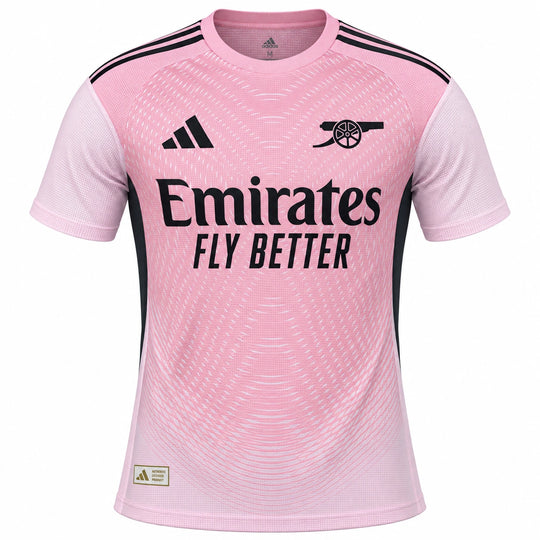 Arsenal 2025/26 Pink Goalkeeper Jersey
