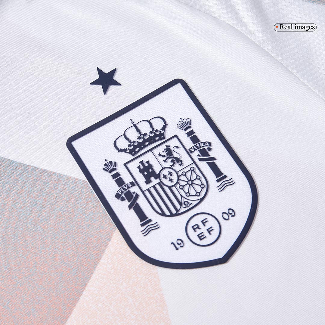Men's Spain Away Soccer Jersey 2025 - Women's Euro