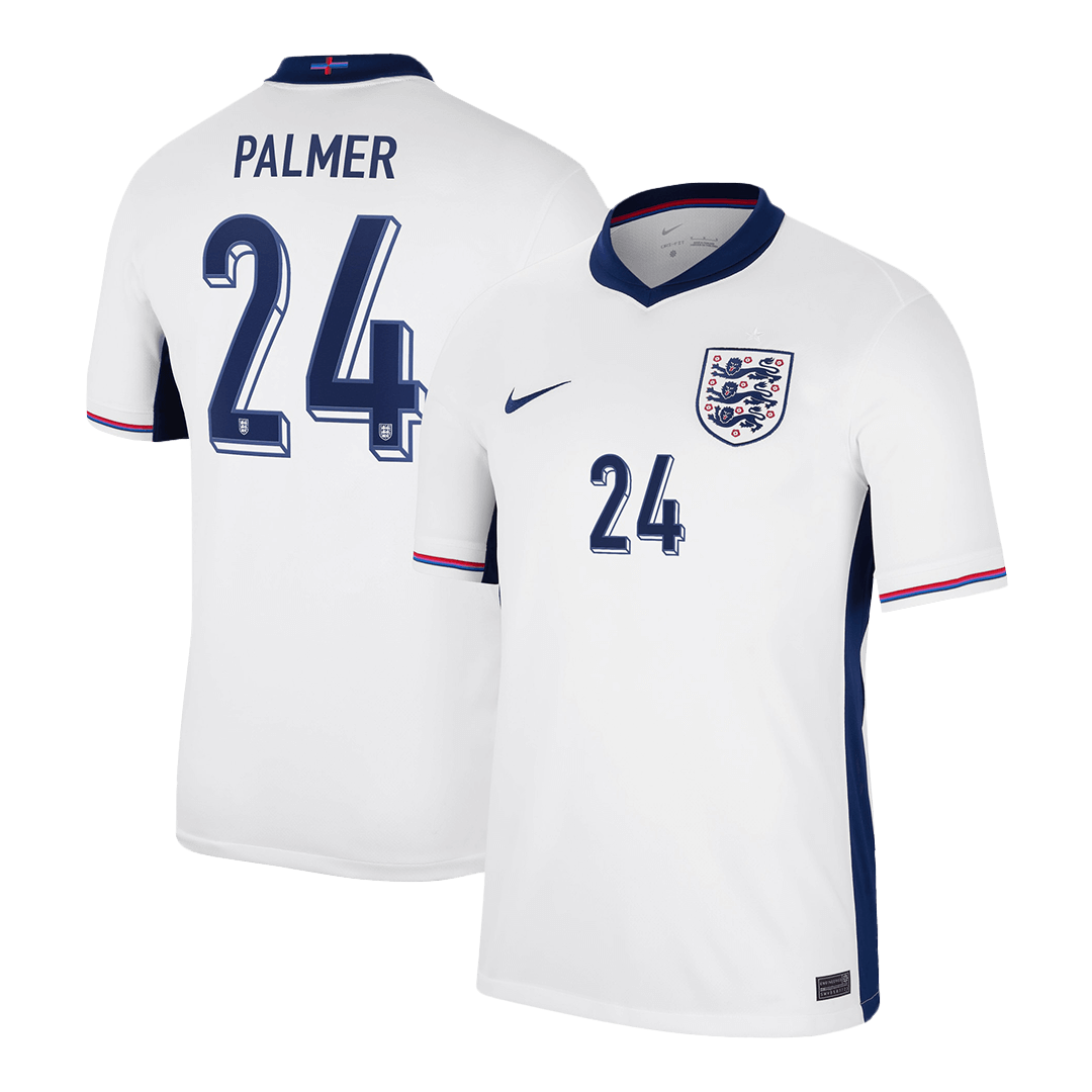 PALMER #24 England Home Soccer Jersey Euro 2024