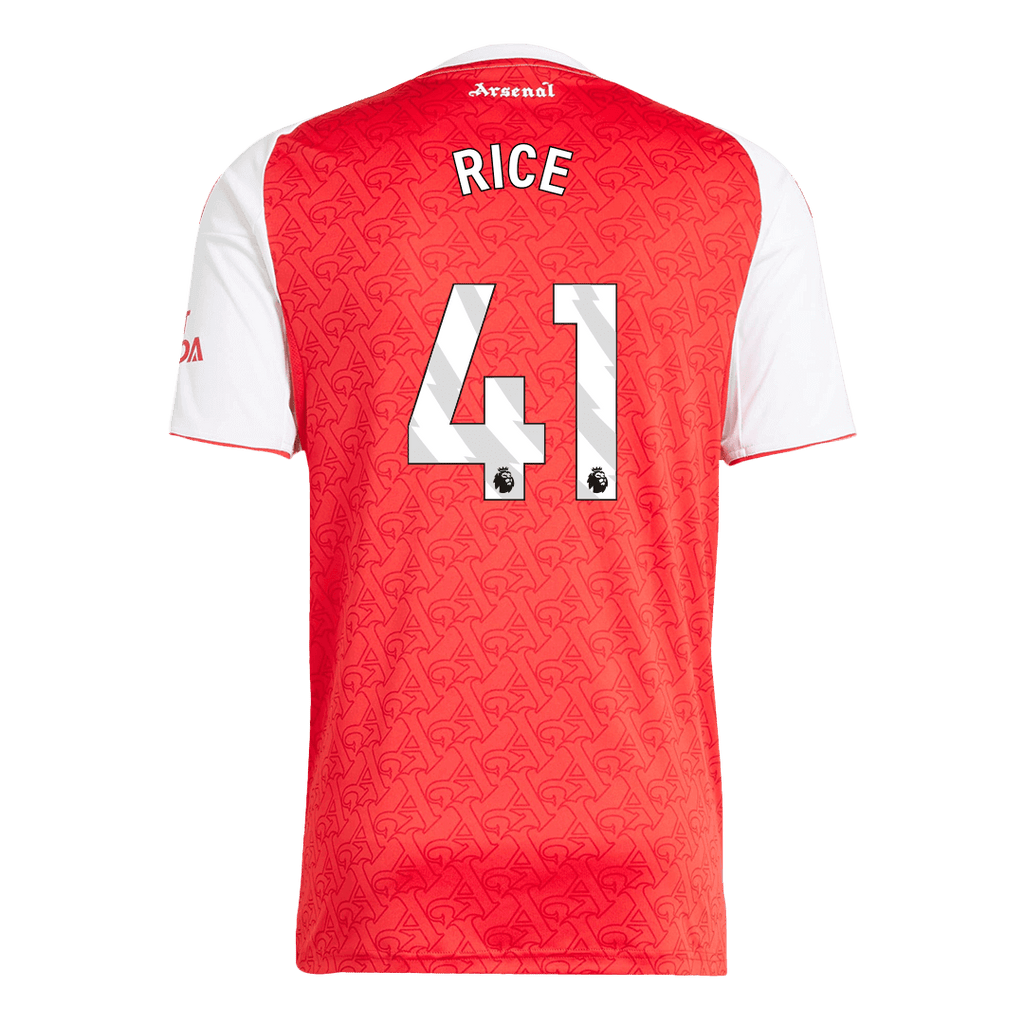 Arsenal RICE #41 Home Soccer Jersey 2025/26
